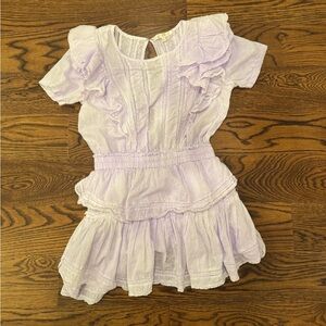 LoveShackFancy Lavender Natasha Heritage Mini dress, limited edition